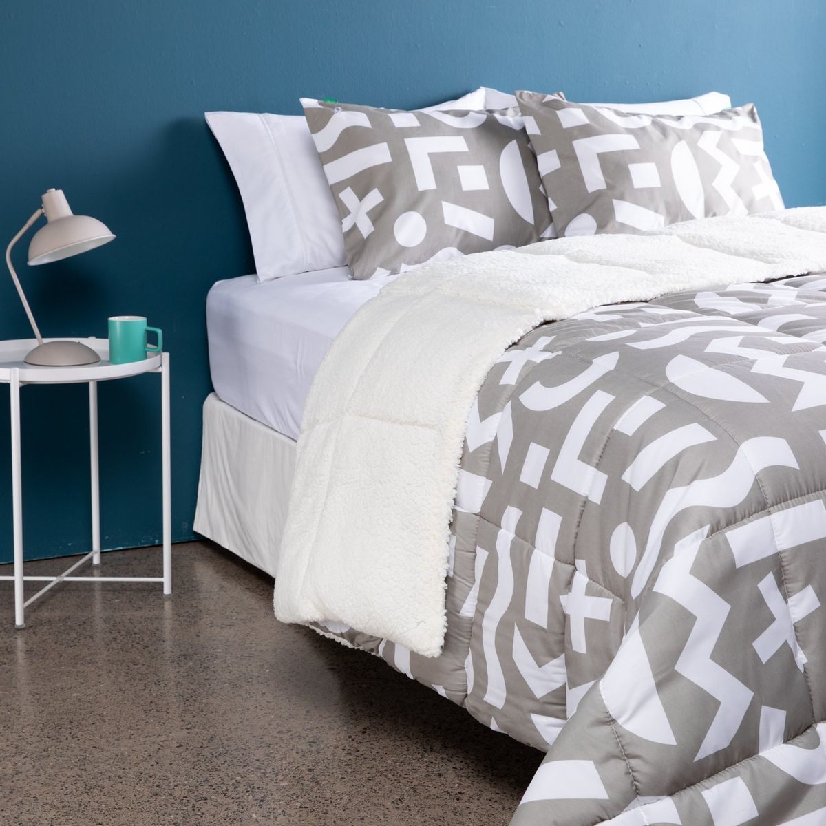 BENETTON - Edredón Estampado Bari Sherpa Benetton