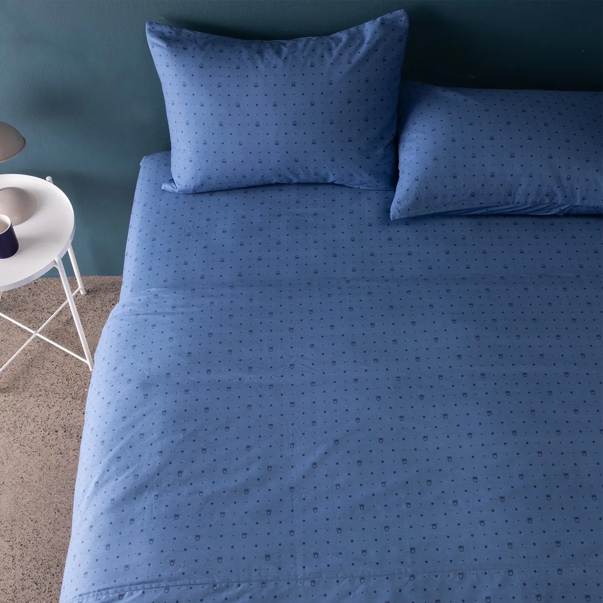 BENETTON - Juego de Sábanas Estampadas 100% Algodón 180 Hilos Benetton