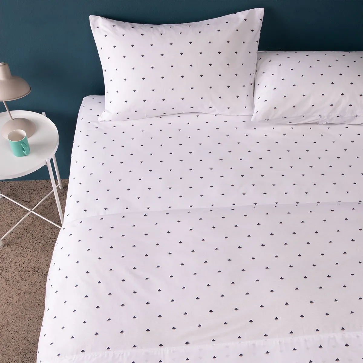 BENETTON - Juego de Sábanas Estampadas 100% Algodón 180 Hilos Benetton