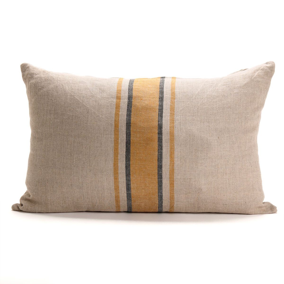 BASEMENT HOME - Cojín Earth Rayas 100% Lino 40x60cm Basement Home