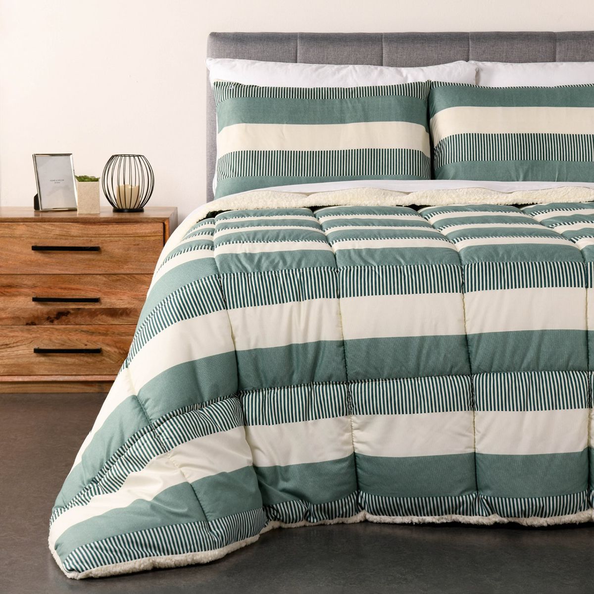 BENETTON - Edredón Estampado Bari Sherpa Benetton