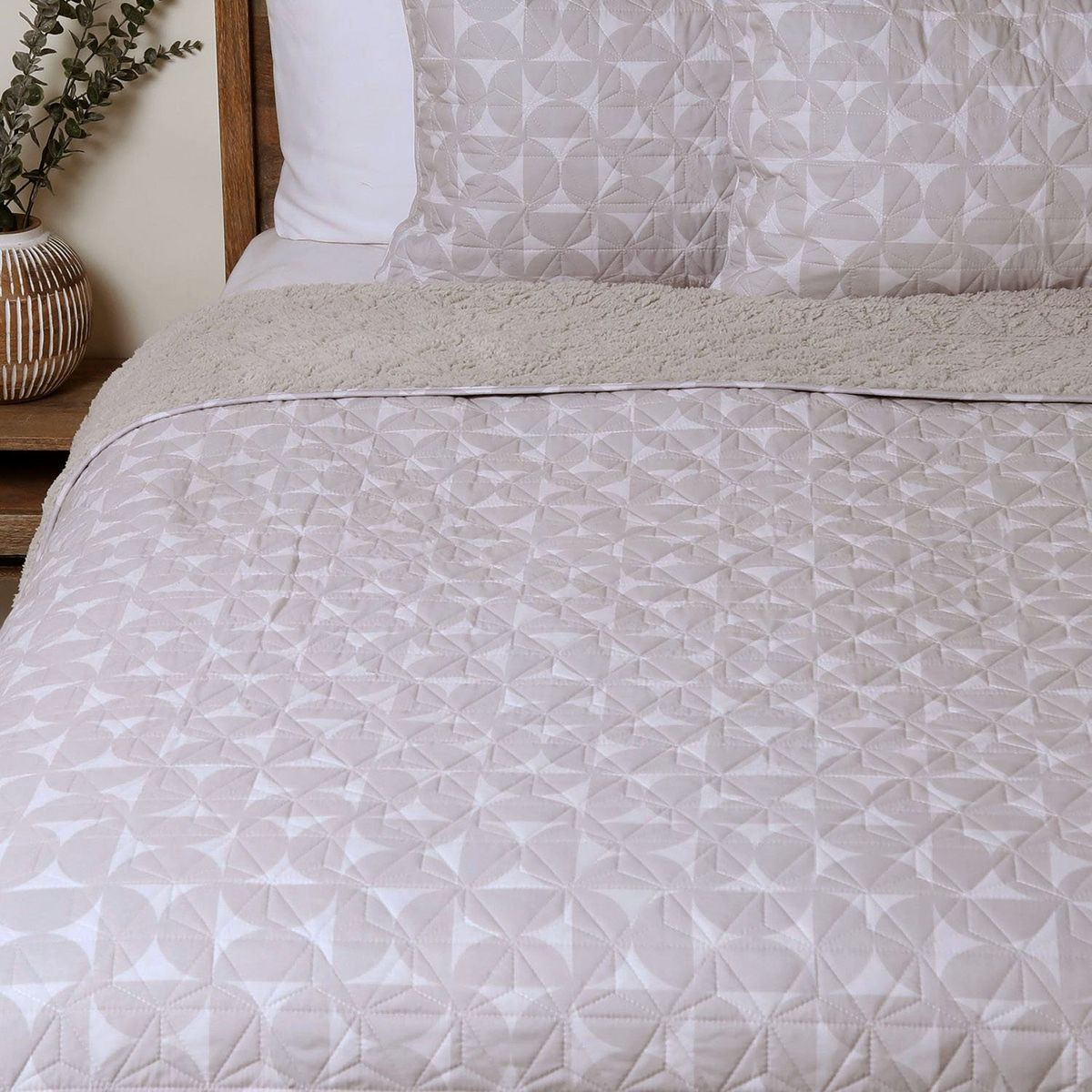 BENETTON - Cubrecama Estampado Freddo Sherpa Benetton