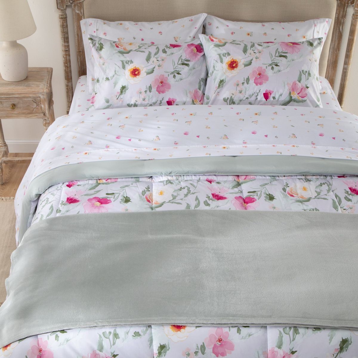 ROBERTA ALLEN - Juego De Cama: Edredón + Juego De Sábanas + Manta Roberta Allen