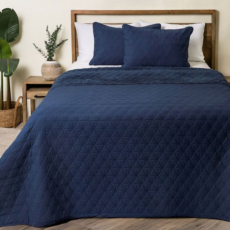 BENETTON - Cubrecama Estampado Freddo Sherpa Benetton