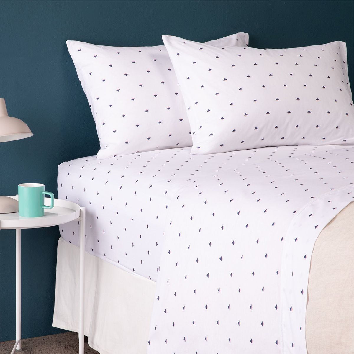 BENETTON - Juego de Sábanas Estampadas 100% Algodón 180 Hilos Benetton