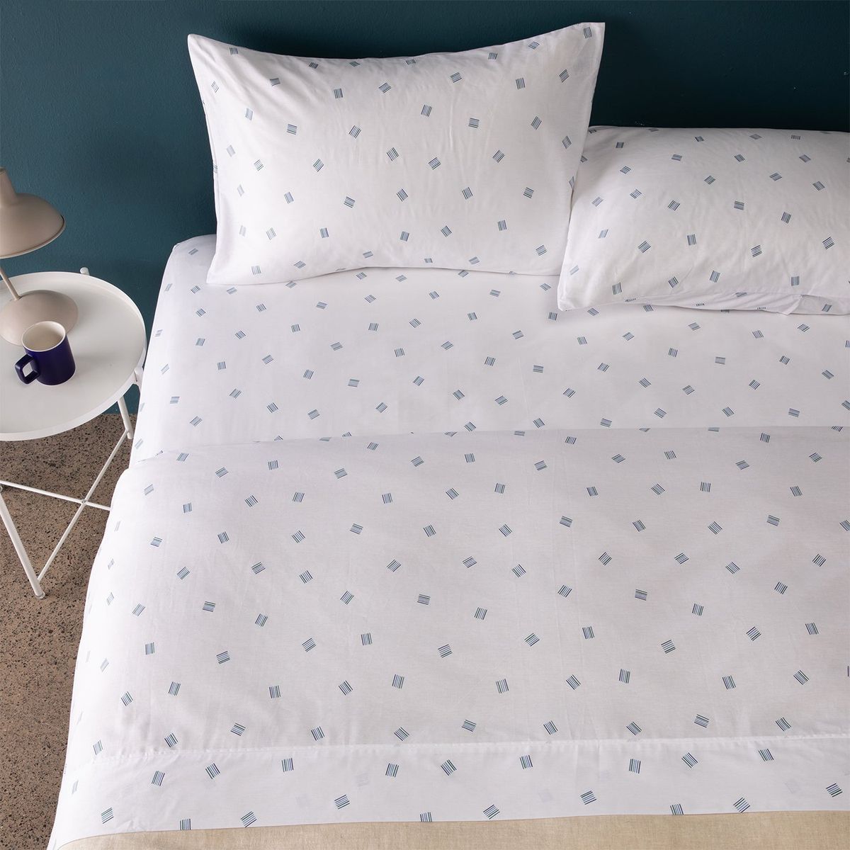 BENETTON - Juego de Sábanas Estampadas 100% Algodón 180 Hilos Benetton