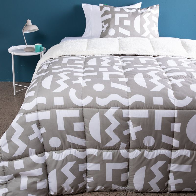 BENETTON - Edredón Estampado Bari Sherpa Benetton