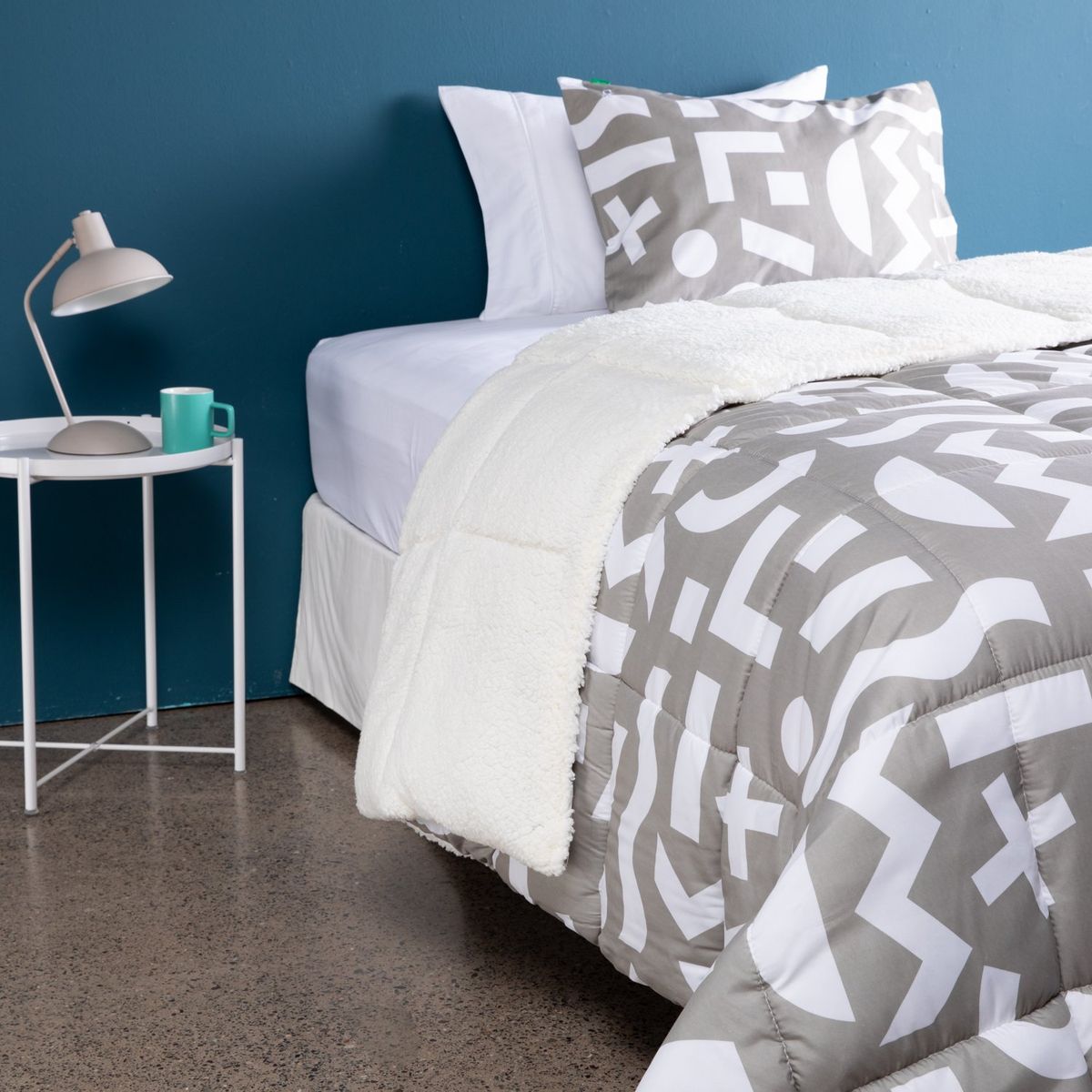 BENETTON - Edredón Estampado Bari Sherpa Benetton