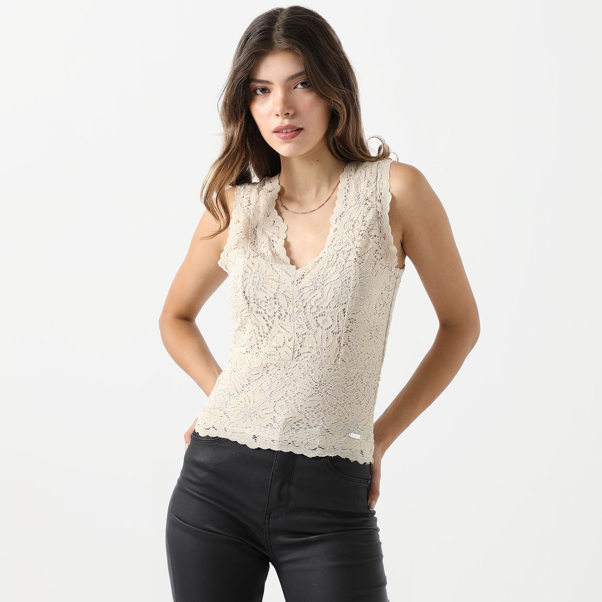 MOSSIMO - Polo Sin Mangas Casual Mujer Mossimo