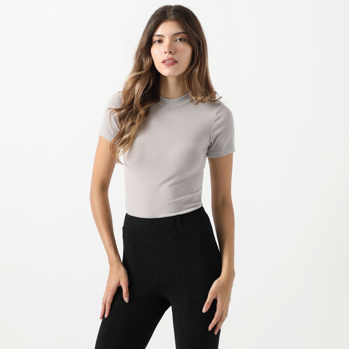 MOSSIMO - Body Manga Corta Casual Mujer Mossimo
