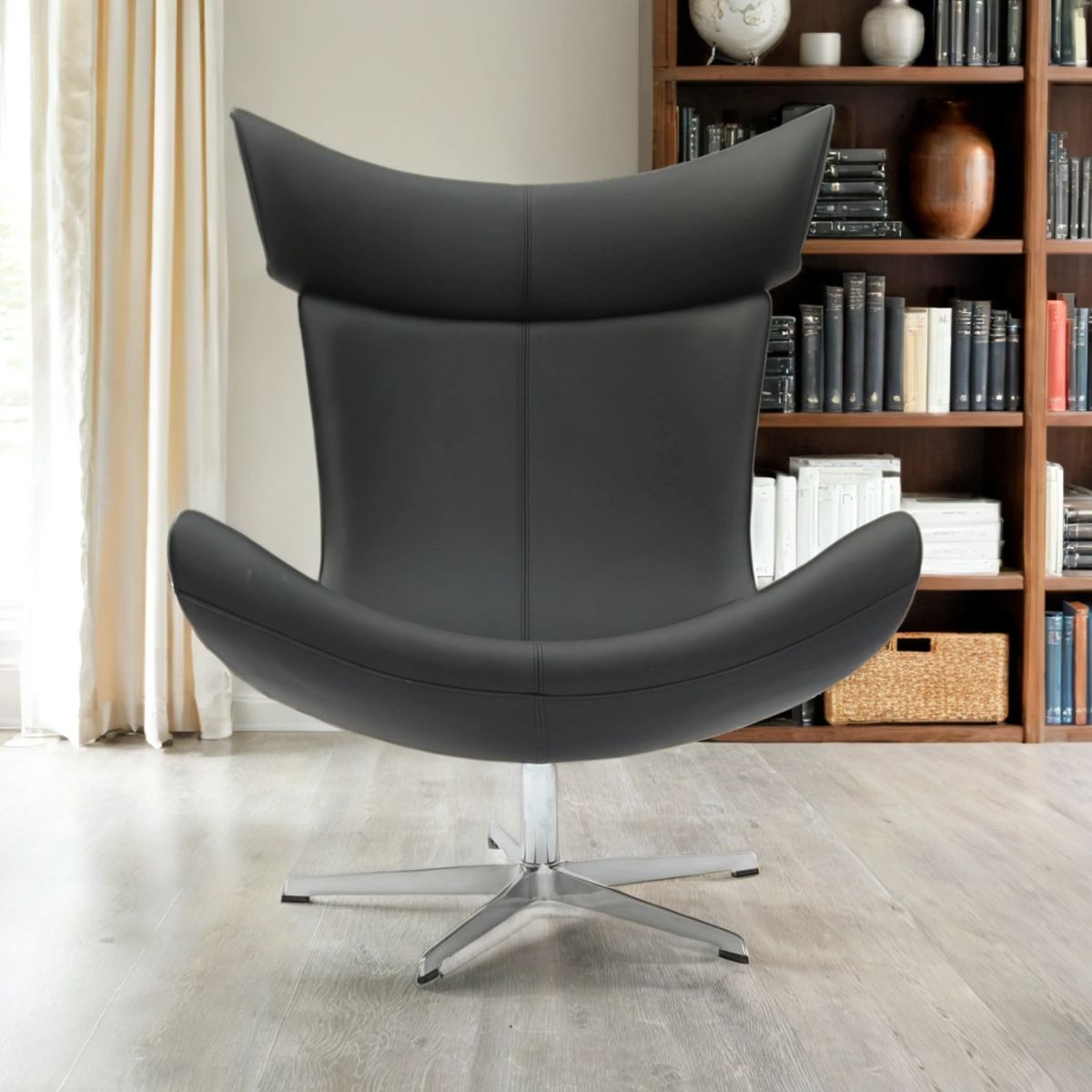 BASEMENT HOME - Butaca Alomi De Cuero 1 Cuerpo