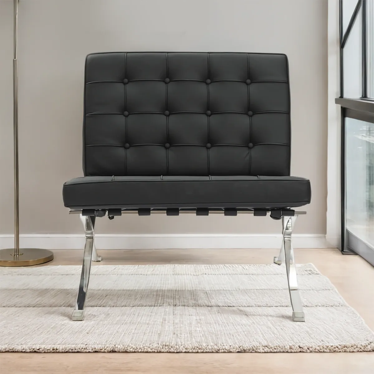 BASEMENT HOME - Butaca Cross De Cuero 1 Cuerpo