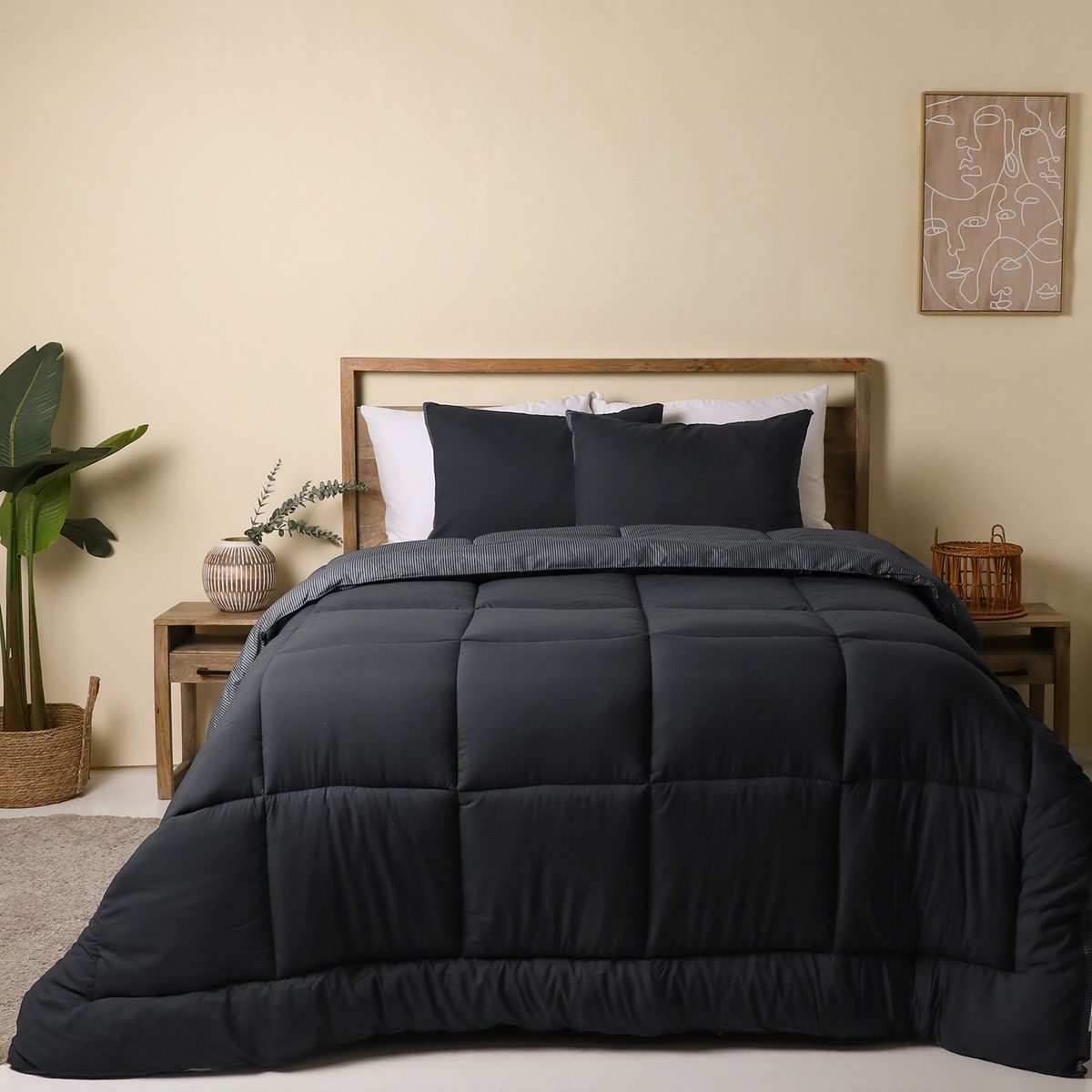 MICA - Edredón Bicolor Reversible Mica