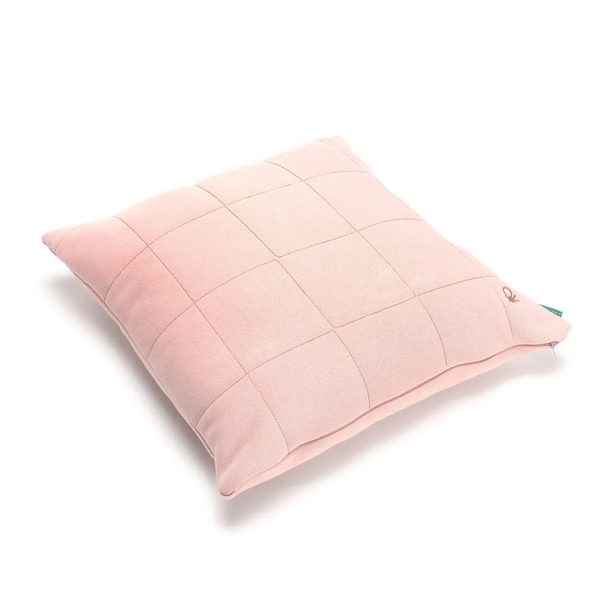 BENETTON - Cojín Pique Cuadros 45x45cm Benetton