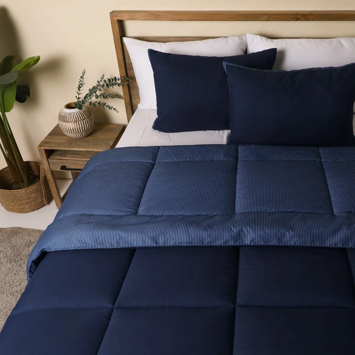 MICA - Edredón Bicolor Reversible Mica