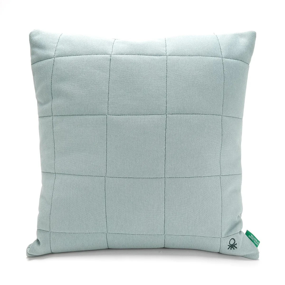 BENETTON - Cojín Pique Cuadros 45x45cm Benetton