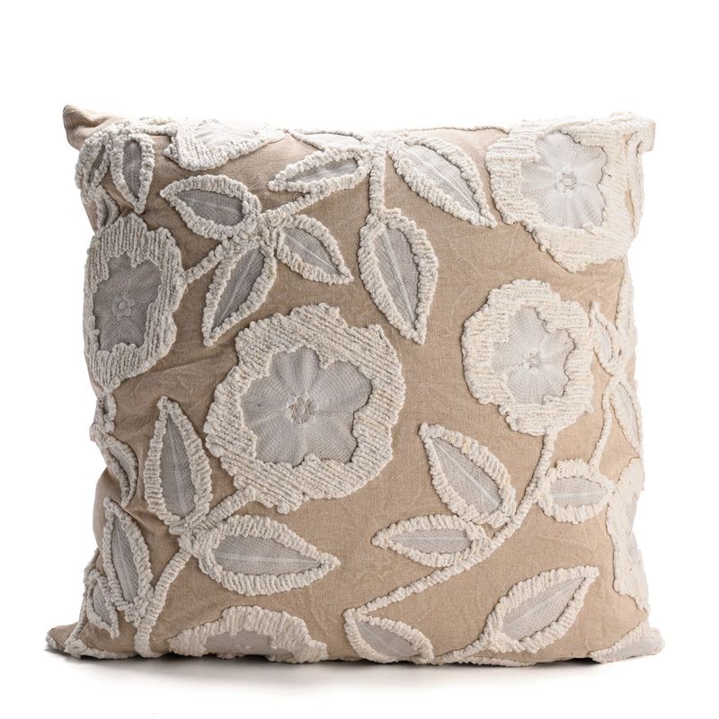 ROBERTA ALLEN - Cojín Sari Flor 100% Algodón 50x50cm Roberta Allen