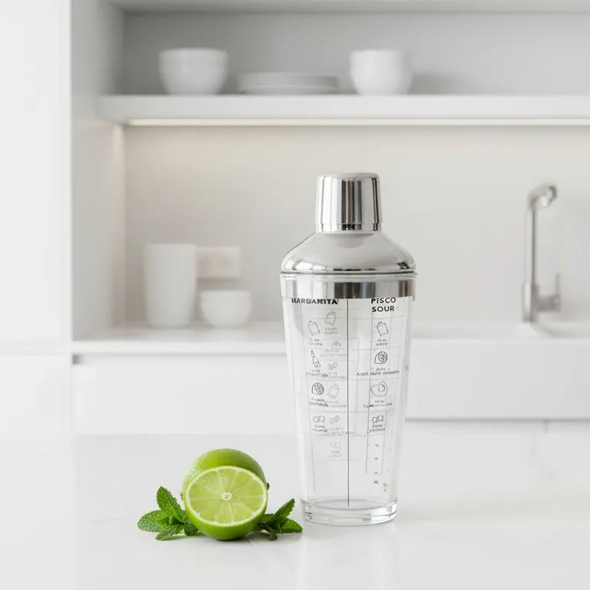 BASEMENT HOME - Cocktelera Medidas Black Bar 480 Ml