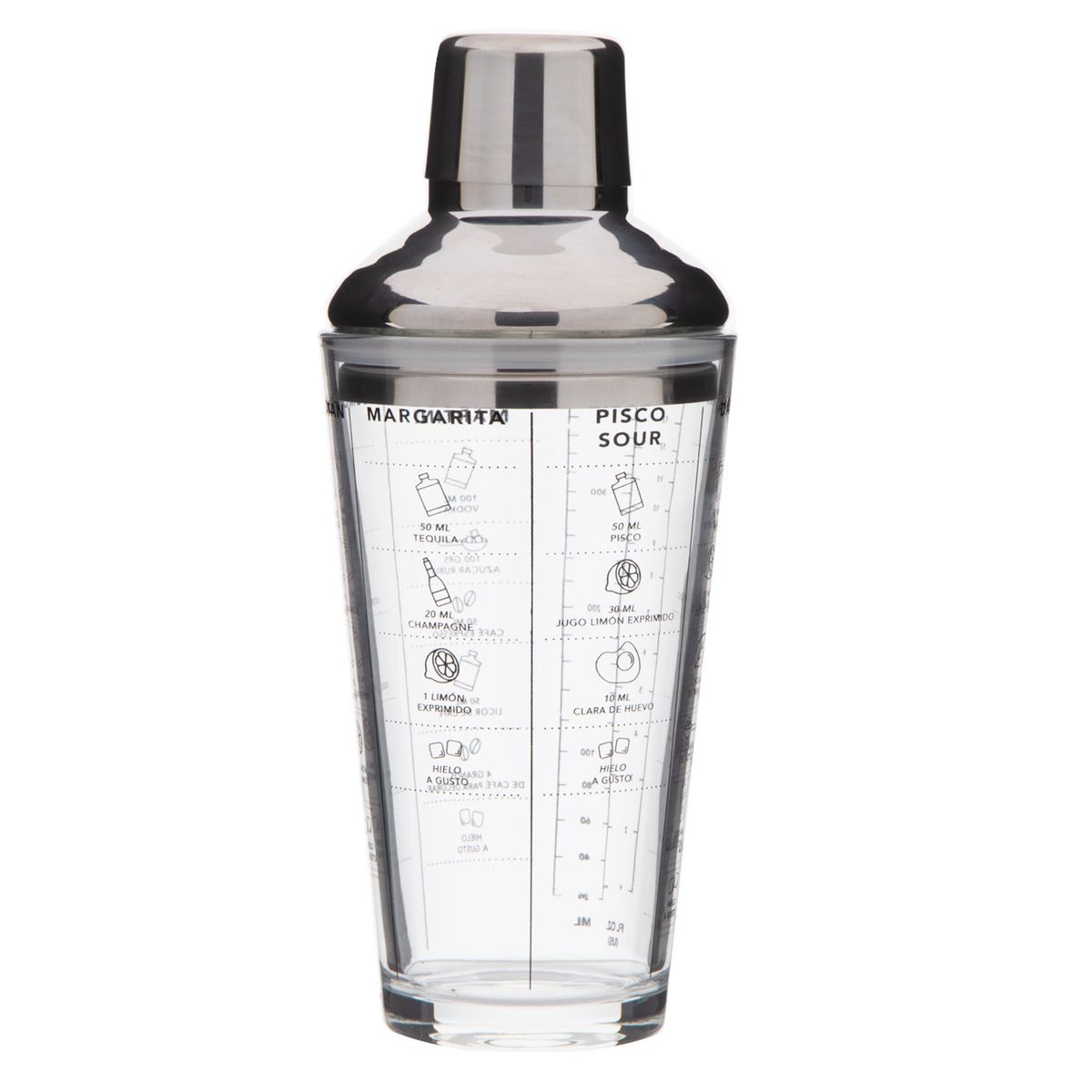 BASEMENT HOME - Cocktelera Medidas Black Bar 480 Ml