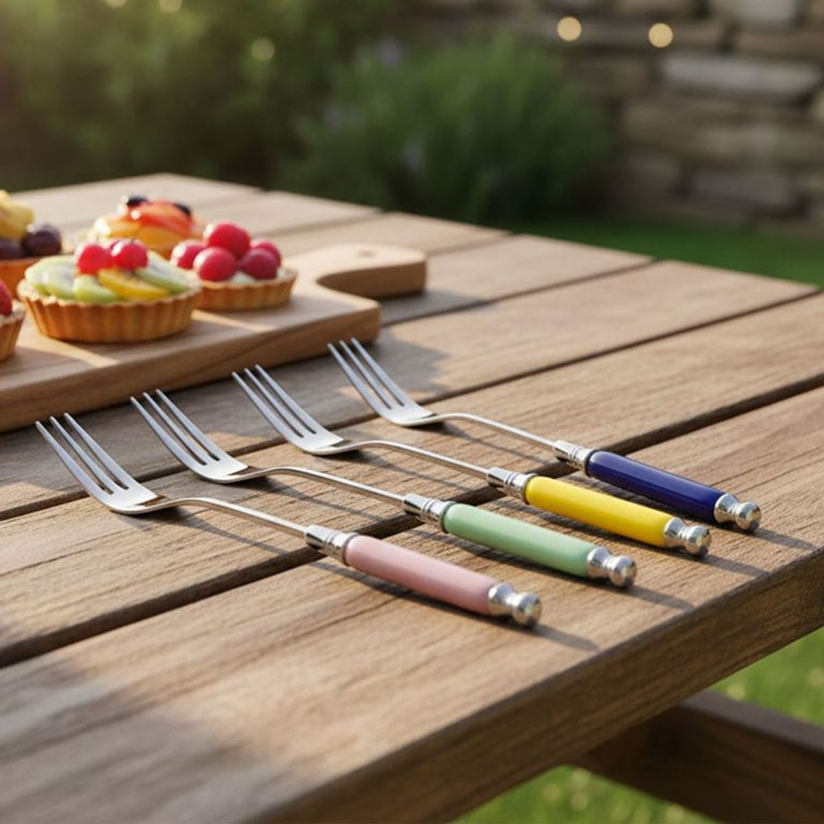 ROBERTA ALLEN - Set X4 Tenedores De Postre Market Bloom