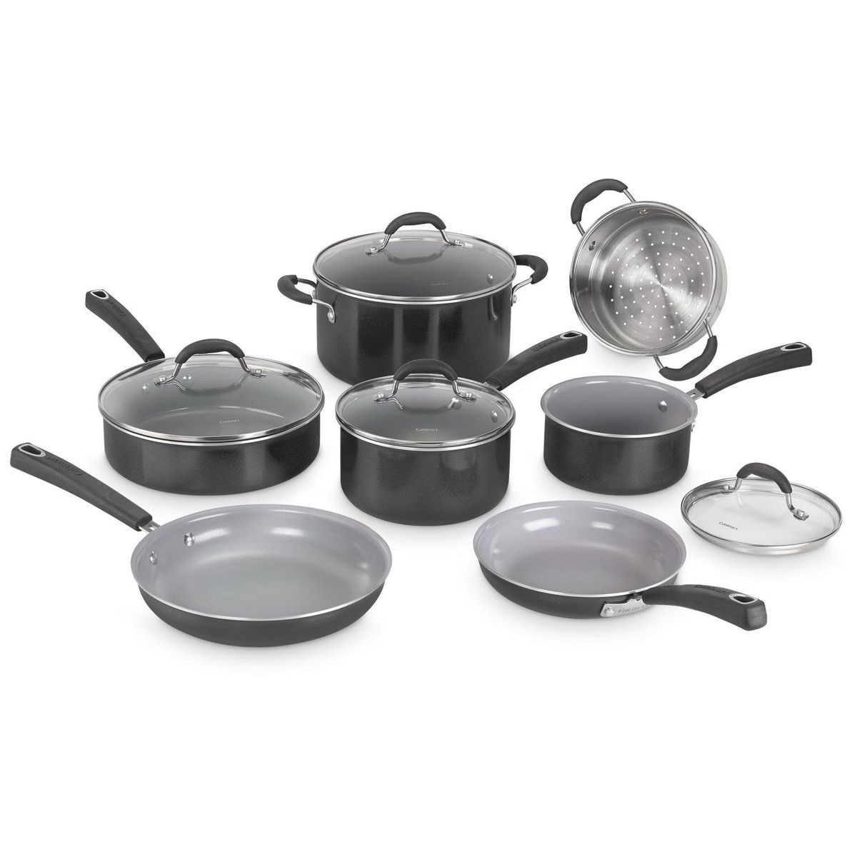 CUISINART - Juego De Ollas 11 Piezas Cerámica
