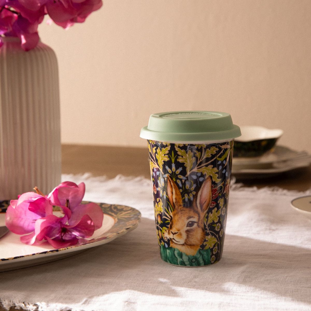 ROBERTA ALLEN - Travel Mug Conejo Market Bloom 440 Ml