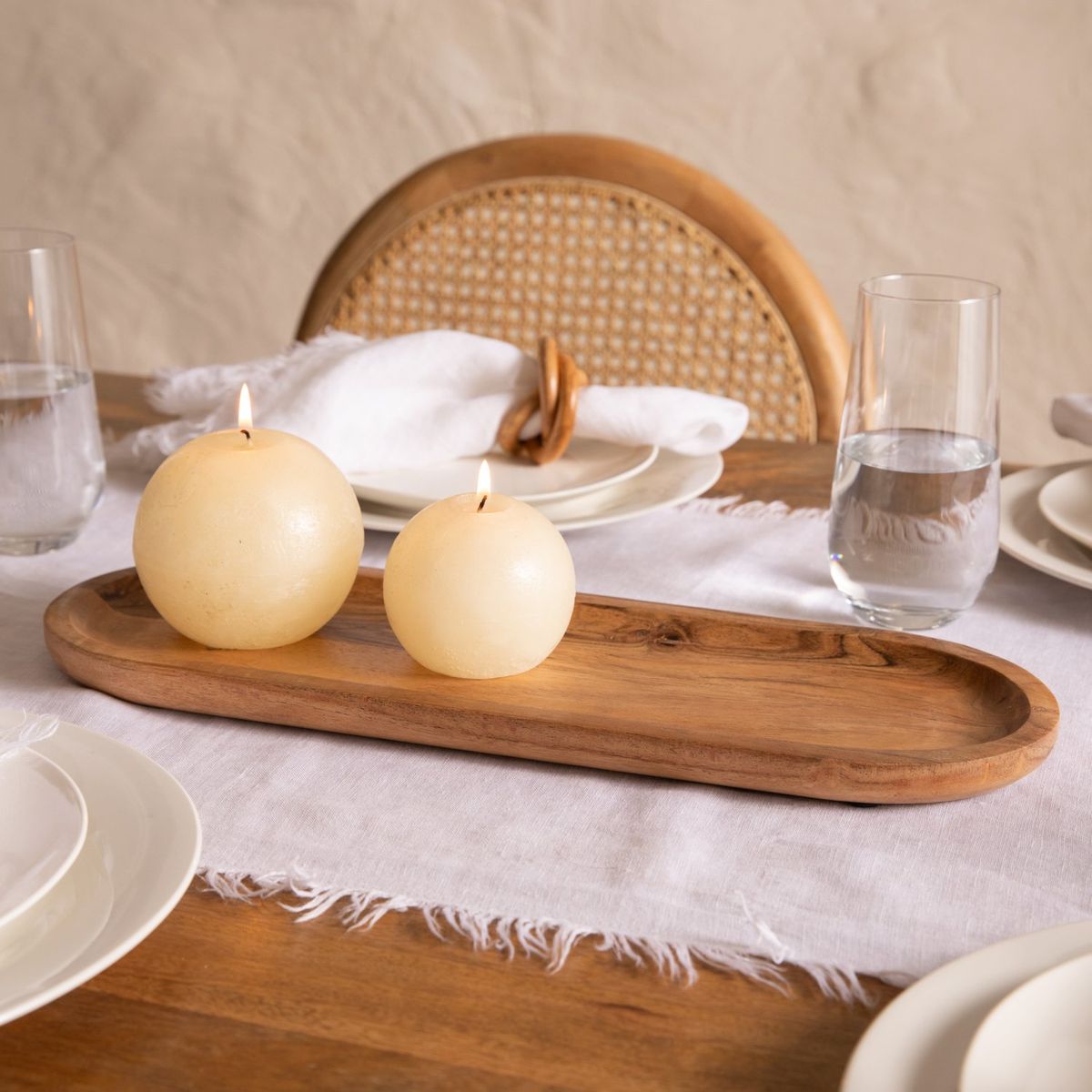 CASA CANTABRIA - Fuente Acacia 43x15.5 Cm