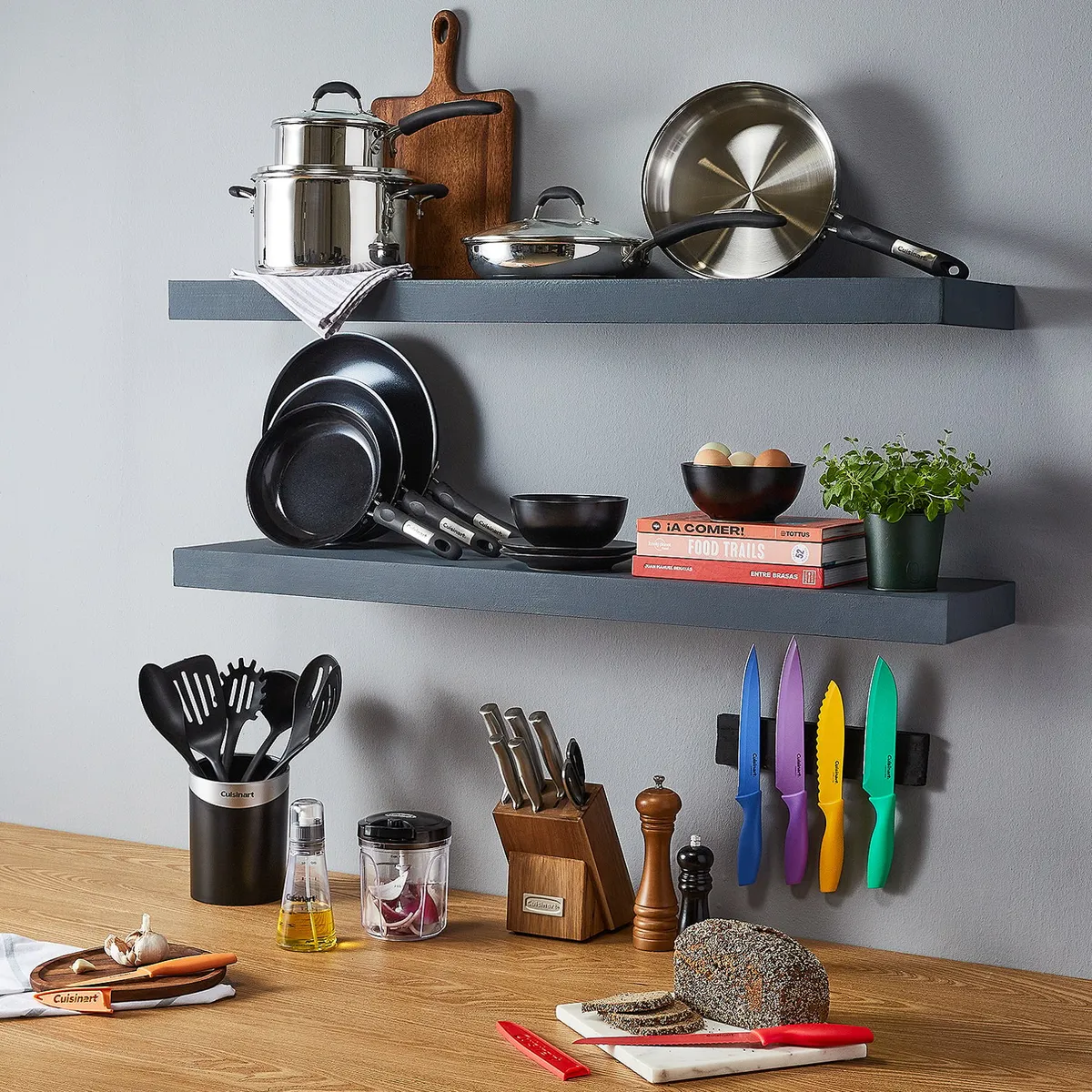 CUISINART - Set X2 Sartenes De Cerámica 23 Cm Y 28 Cm