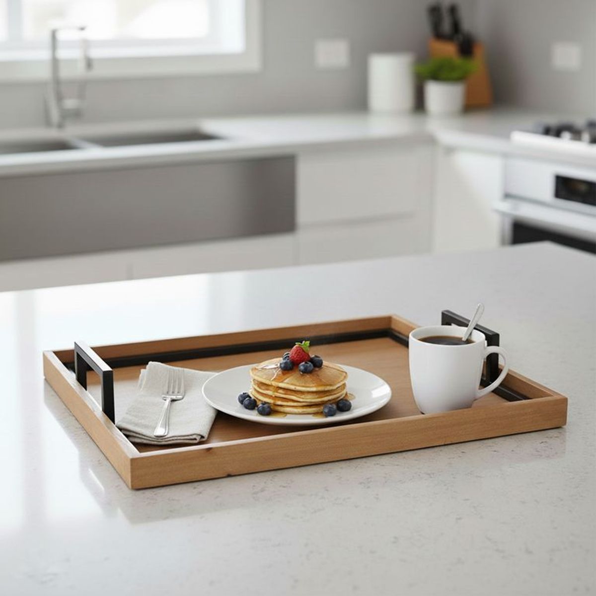 BASEMENT HOME - Bandeja Black Bar 45x37 Cm
