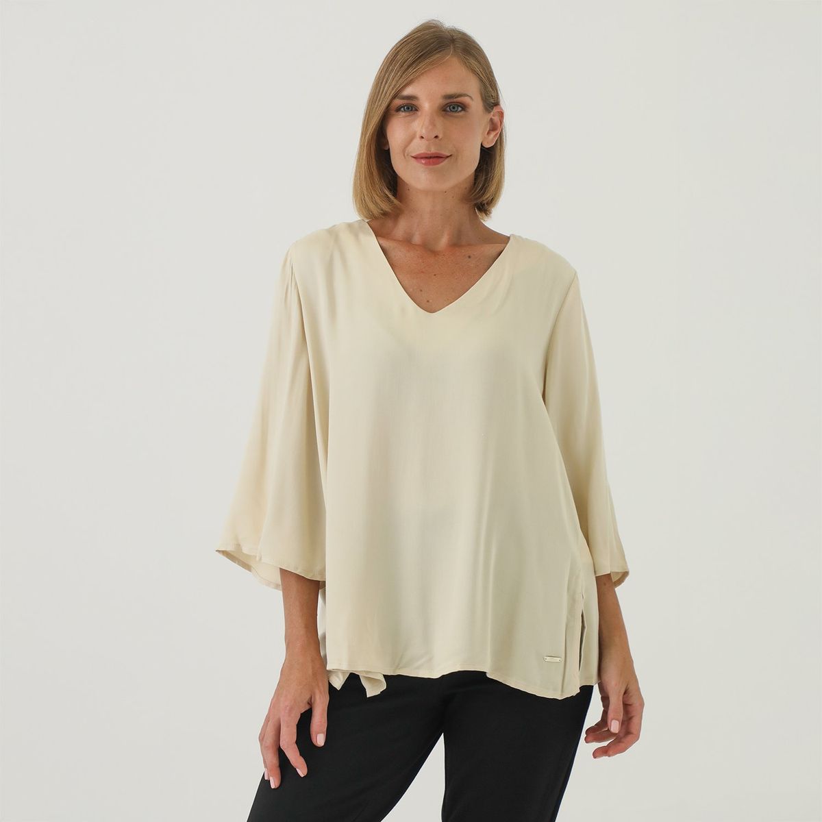 STEFANO COCCI - Blusa Manga Larga Casual Mujer Stefano Cocci