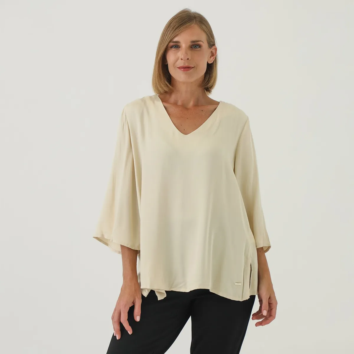 STEFANO COCCI - Blusa Manga Larga Casual Mujer Stefano Cocci