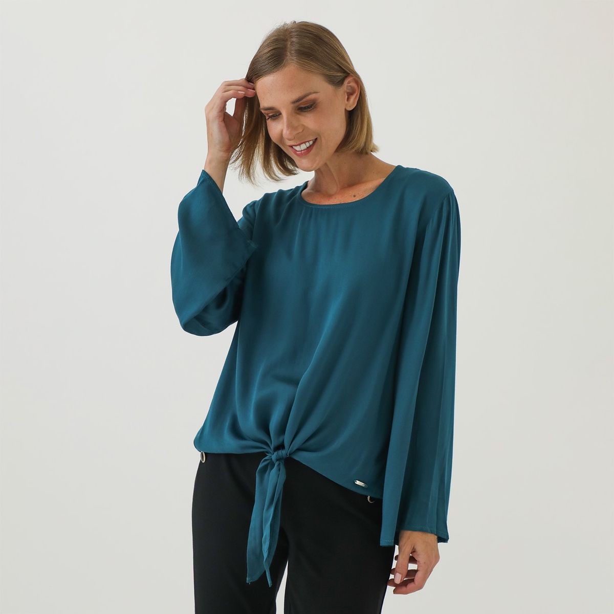 STEFANO COCCI - Blusa Manga Larga Casual Mujer Stefano Cocci