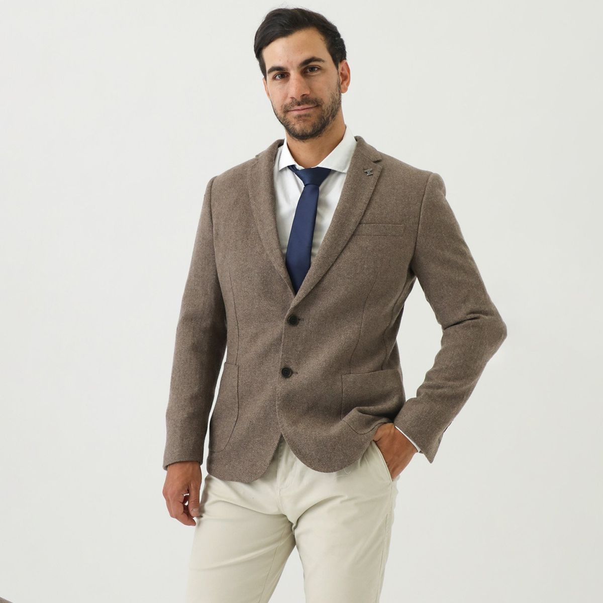 WOLF&HANK - Blazer Lana Hombre Wolf Hank