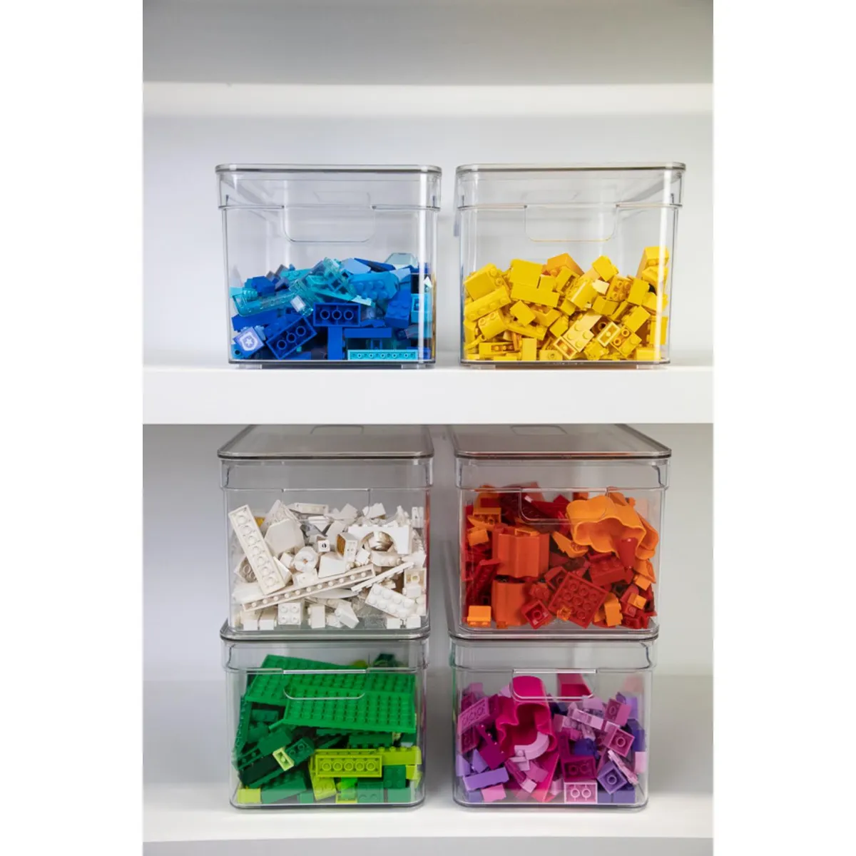 OU - Organizador Clear Con Tapa 30x15x13 Cm