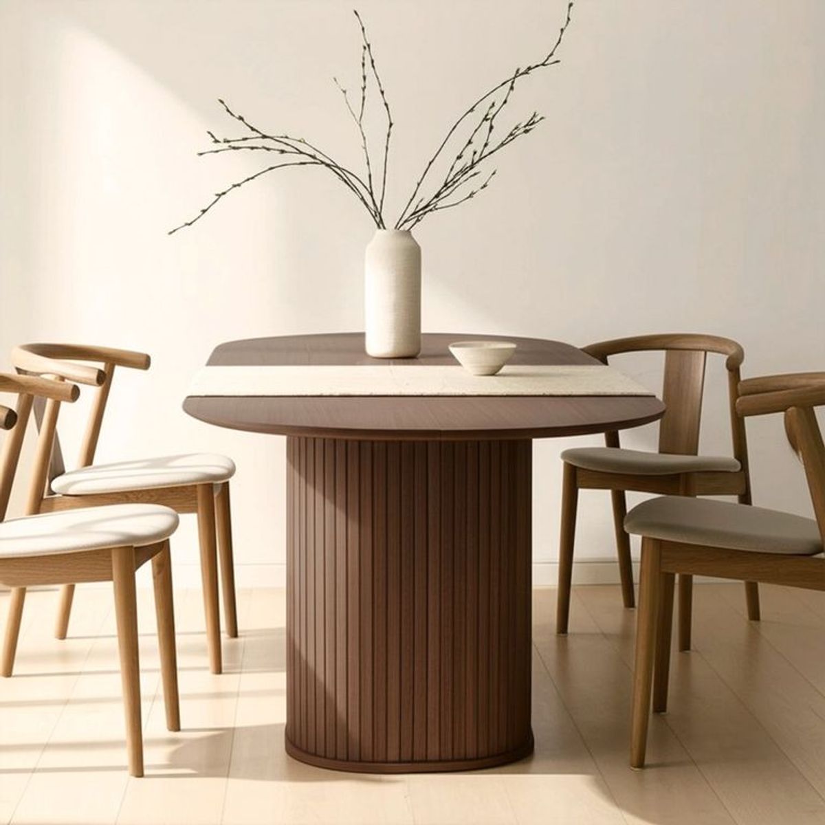 BASEMENT HOME - Mesa De Comedor Nola 6 Puestos