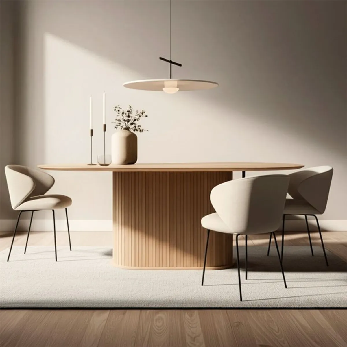 BASEMENT HOME - Mesa De Comedor Nola 6 Puestos