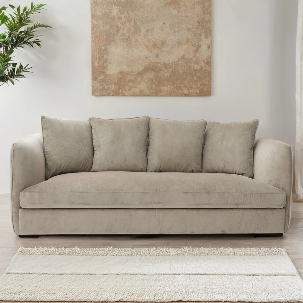 BASEMENT HOME - Sofá 3 Cuerpos Clayton