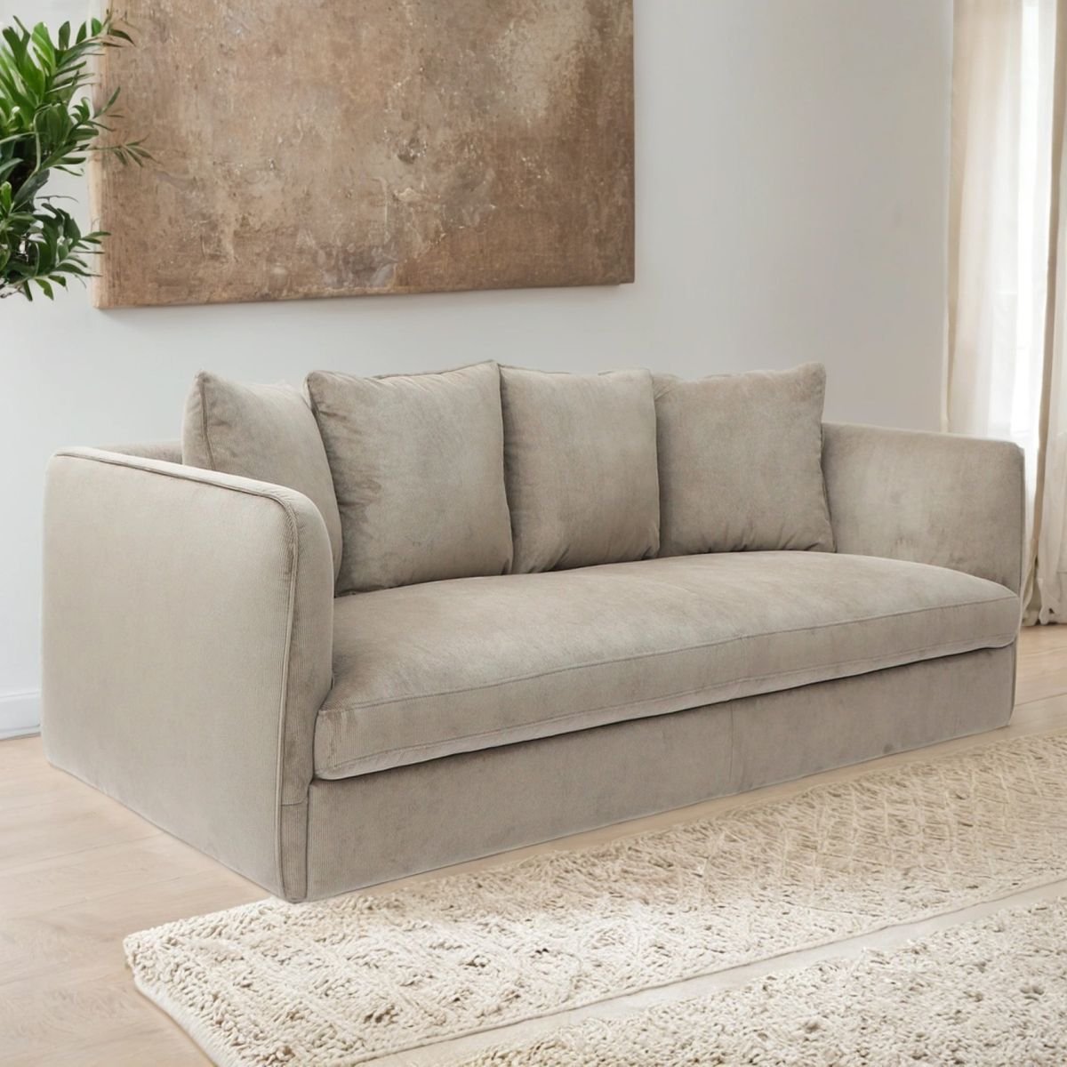 BASEMENT HOME - Sofá 3 Cuerpos Clayton