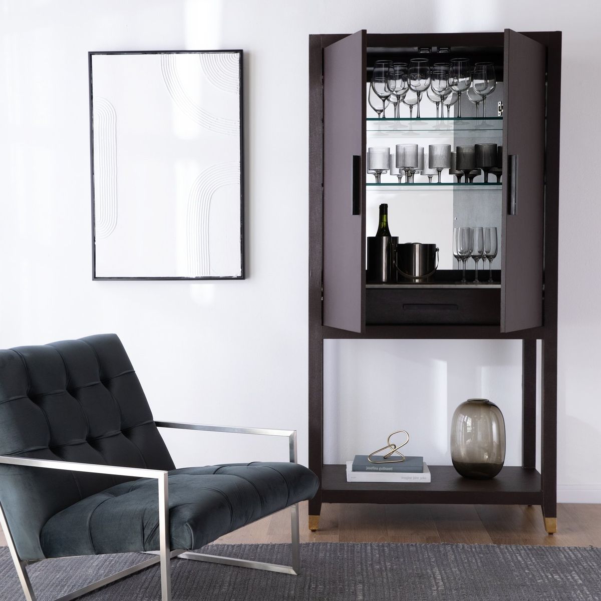 BASEMENT HOME - Bar Dante 2 Puertas 1 Cajón