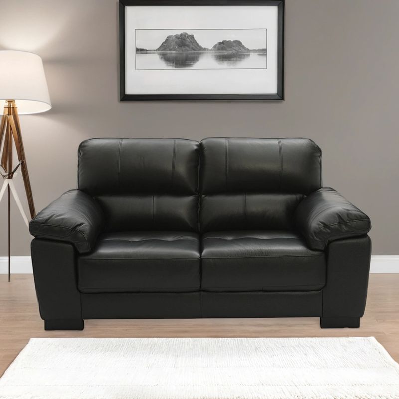 BASEMENT HOME - Sofá Grand Miller 2 Cuerpos Cuero Combinado