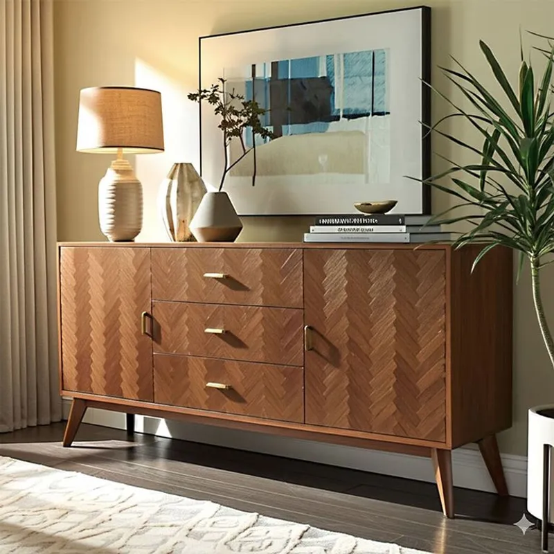 BASEMENT HOME - Aparador Chevronet 2 Puertas 3 Cajones