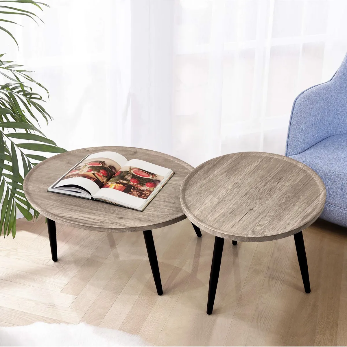 MICA - Set X2 Mesas Auxiliares Light