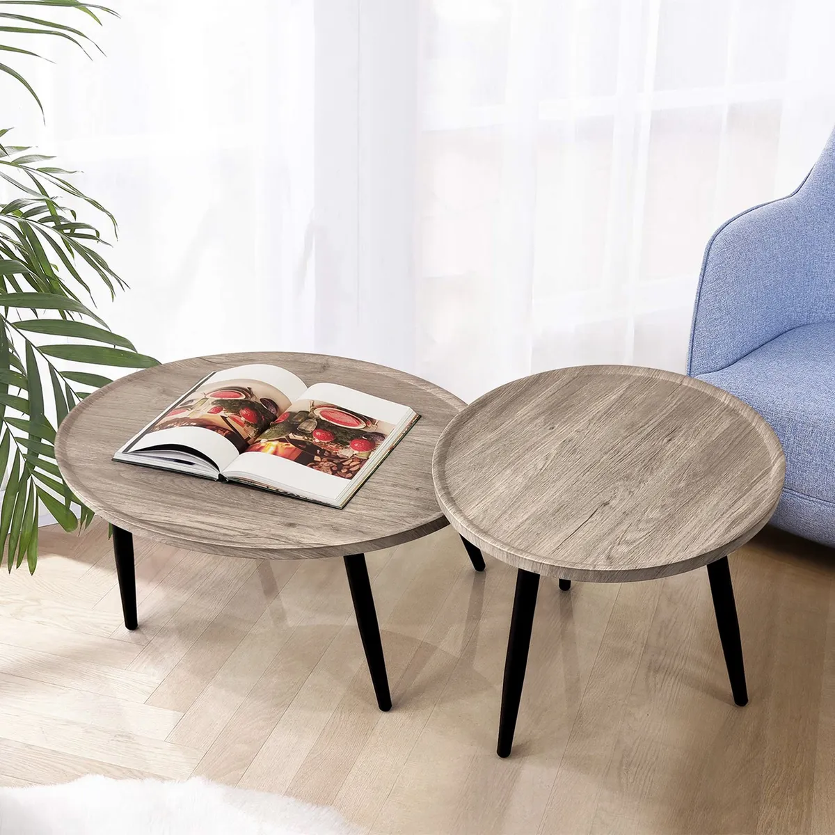 MICA - Set X2 Mesas Auxiliares Light