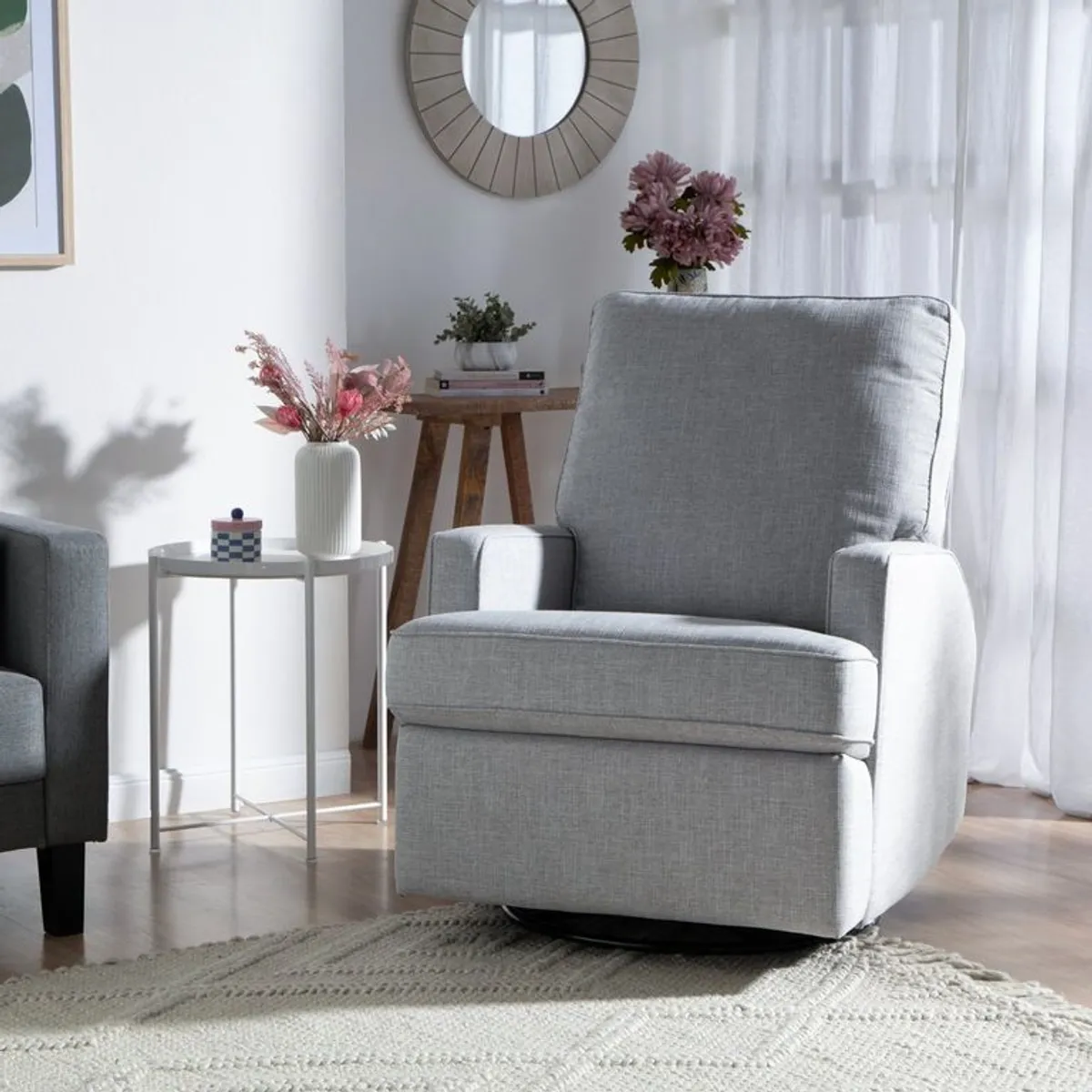 MICA KIDS - Sillón Mecedora y Reclinable de Lactancia Emilia