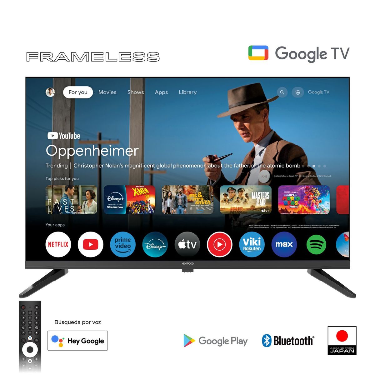 KENWOOD - Televisor Kenwood 32" Hd Google Tv