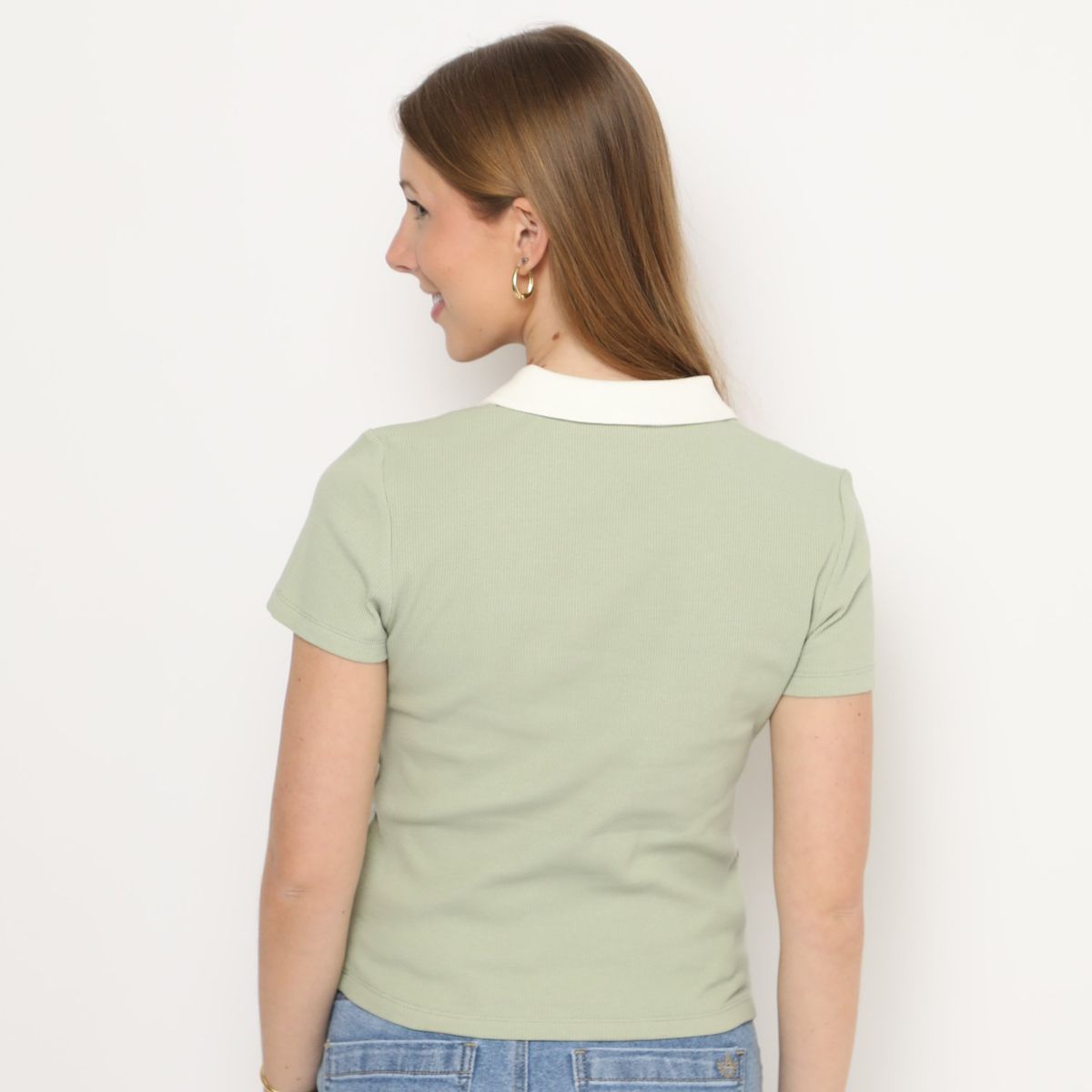 AMERICAN ABBEY - Polo Manga Corta Algodón Mujer American Abbey