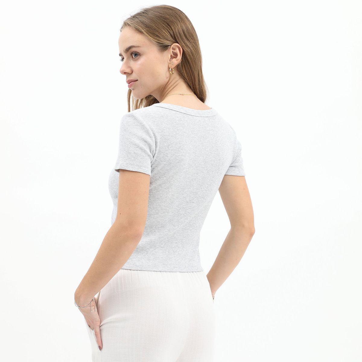 AMERICAN ABBEY - Polo Manga Corta Algodón Mujer American Abbey