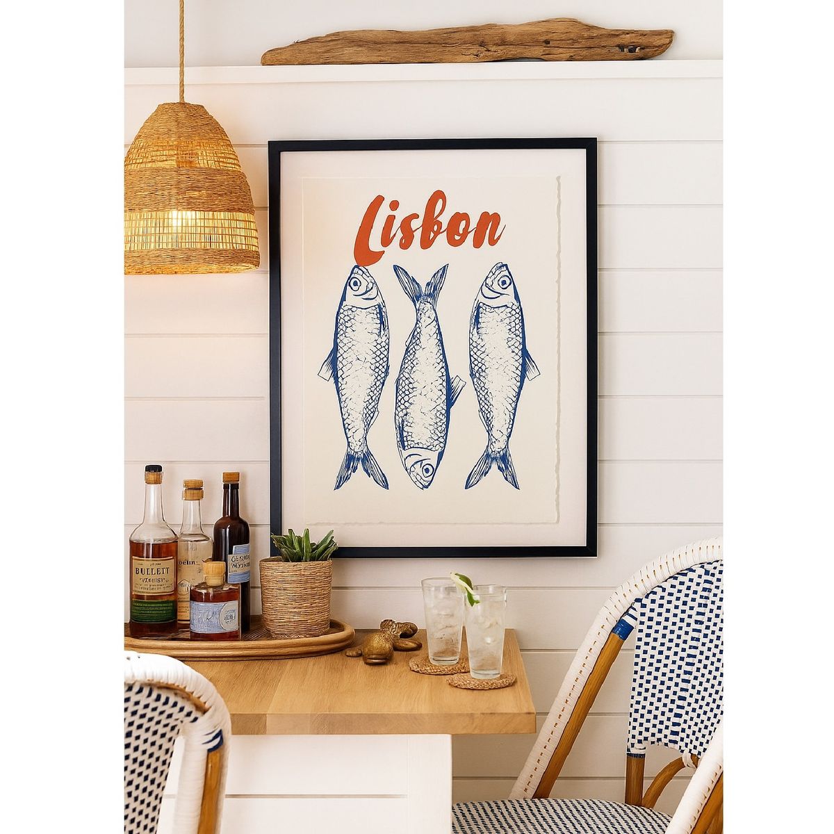 MICA - Cuadro Sardinas 32x42cm