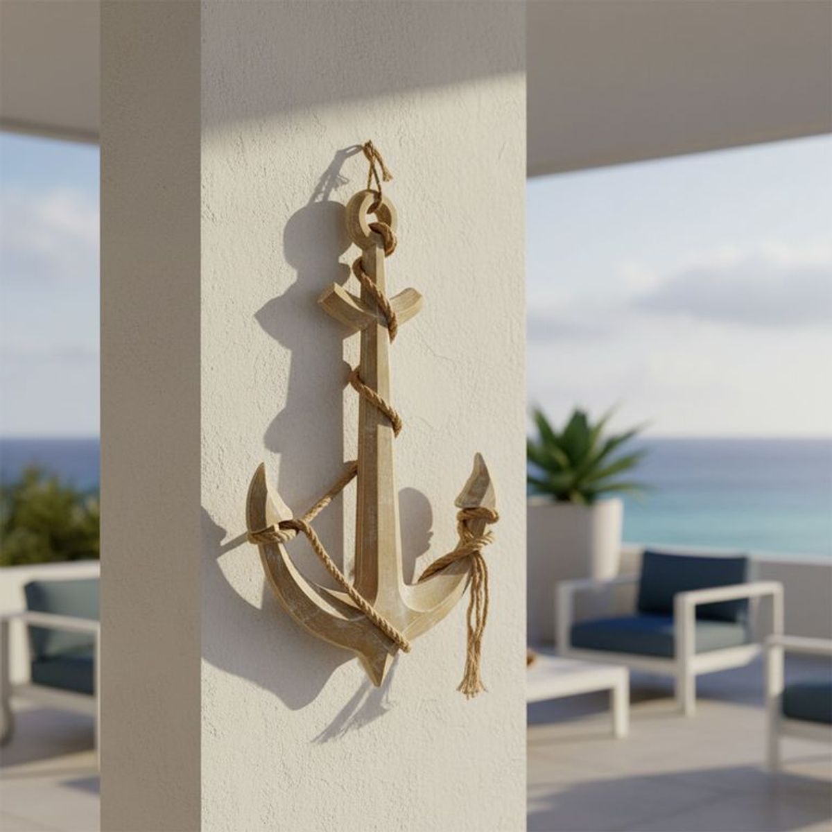 BASEMENT HOME - Ancla Madera Grande 80x52cm