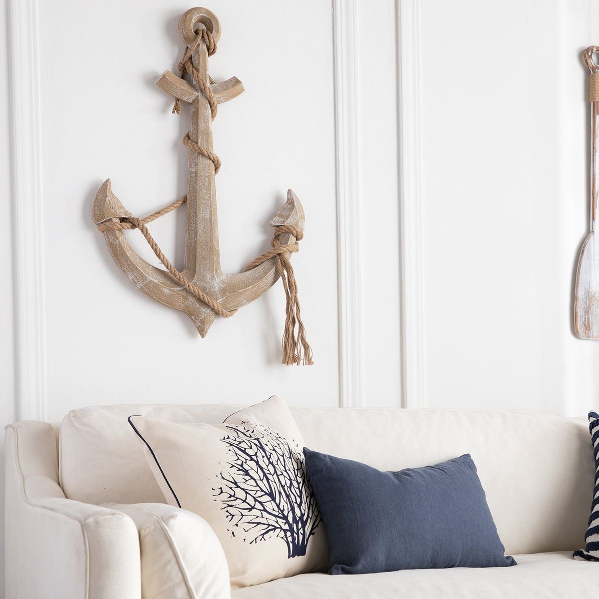 BASEMENT HOME - Ancla Madera Grande 80x52cm